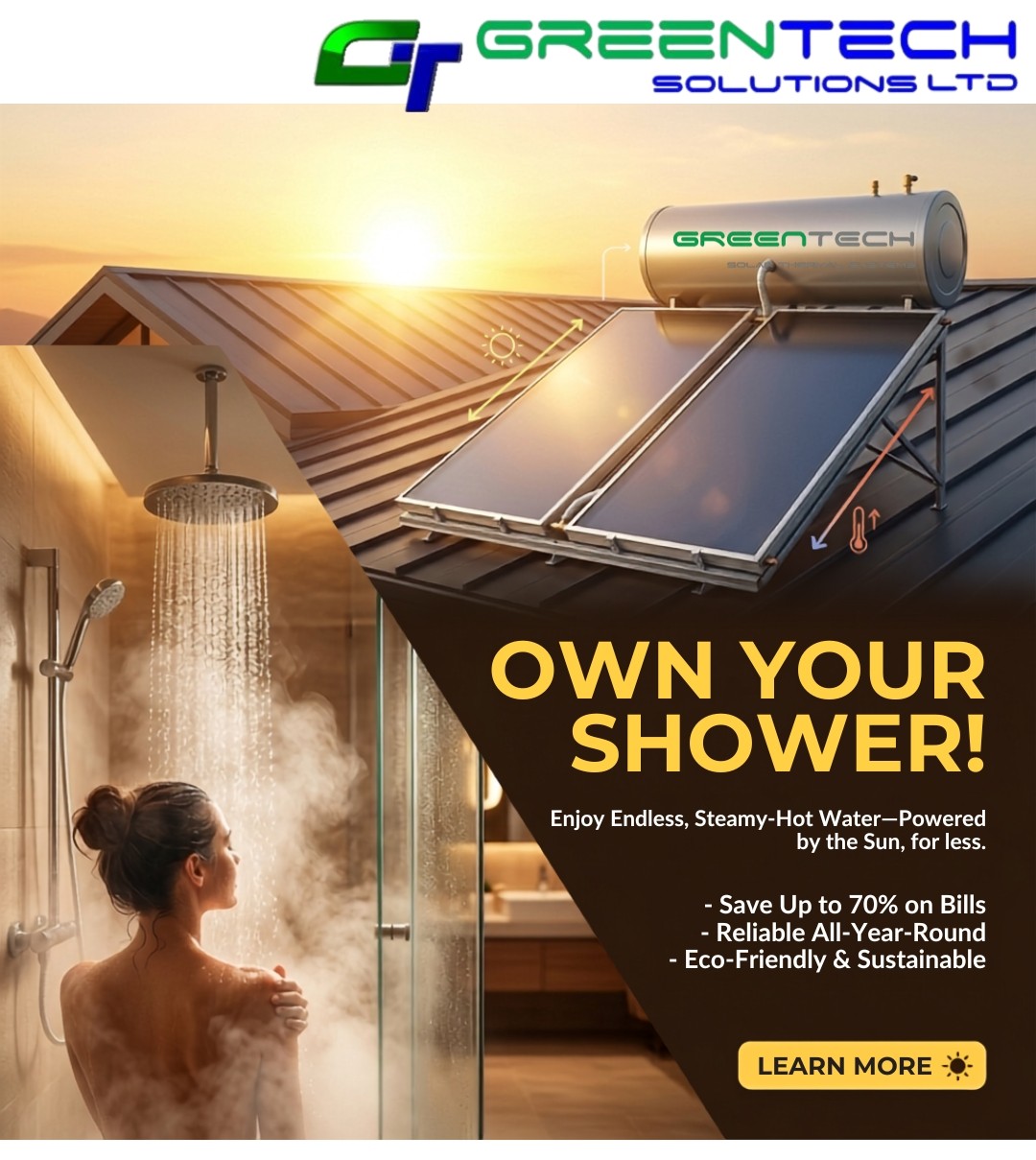 own your shower! 1