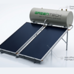 GreenTech High-Efficiency Solar Water Heater System with Flat Plate Collectors