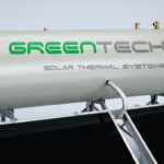 GreenTech Solar Water Heater Thermal Storage Tank Close-Up